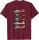 A6M Zero is a Japan WW2 fighter aircraft T-Shirt - T-Shirt | Maroon