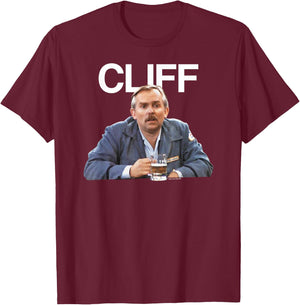 Cheers Cliff T-Shirt - T-Shirt | Maroon