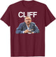 Cheers Cliff T-Shirt - T-Shirt | Maroon