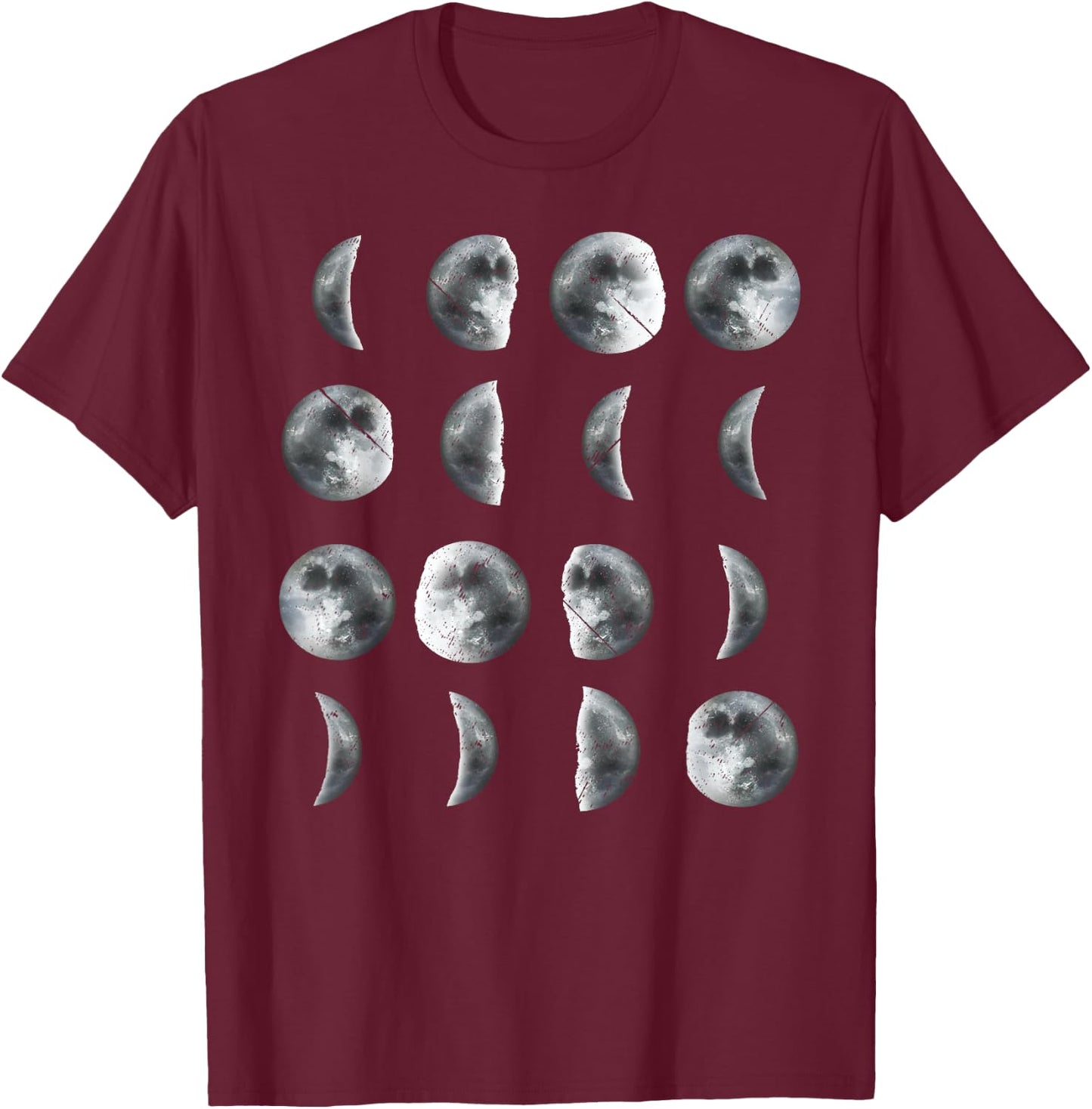 Space Science Student Teacher Funny Leonard Moon Phases Men Women Kids T-Shirt - T-Shirt | Maroon