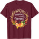Happiness is being a Granny Announcement Mothers Day T-Shirt - T-Shirt | Maroon