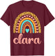 Clara Clara Name Birthday Shirt Gift T-Shirt - T-Shirt | Maroon