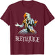Beetlejuice Sitting Beetlejuice Portrait Movie T-Shirt - T-Shirt | Maroon