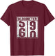 60th Birthday Funny Gift Men Women Oldometer 59 60 T-Shirt - T-Shirt | Maroon