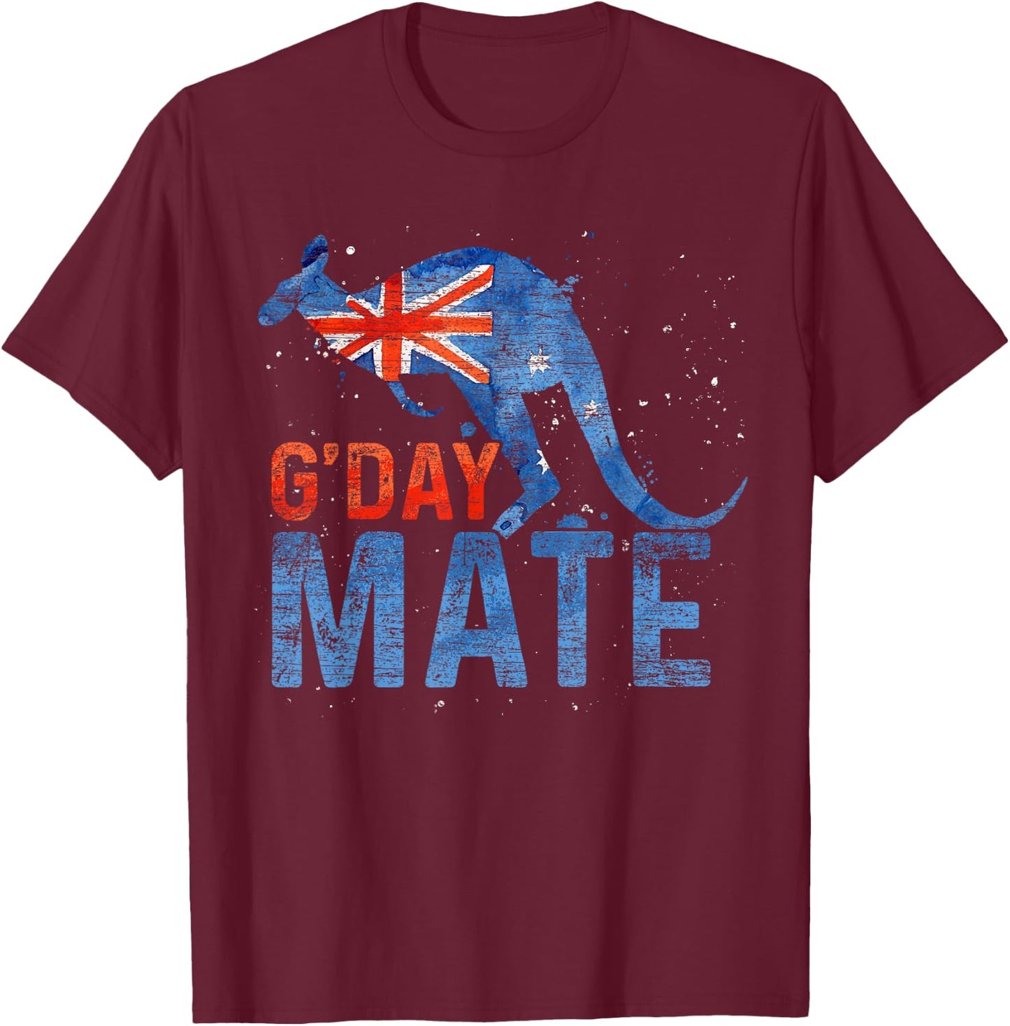 Guten Tag Mein Freund Kangaroo Animal Lover Australia T-Shirt - T-Shirt | Maroon