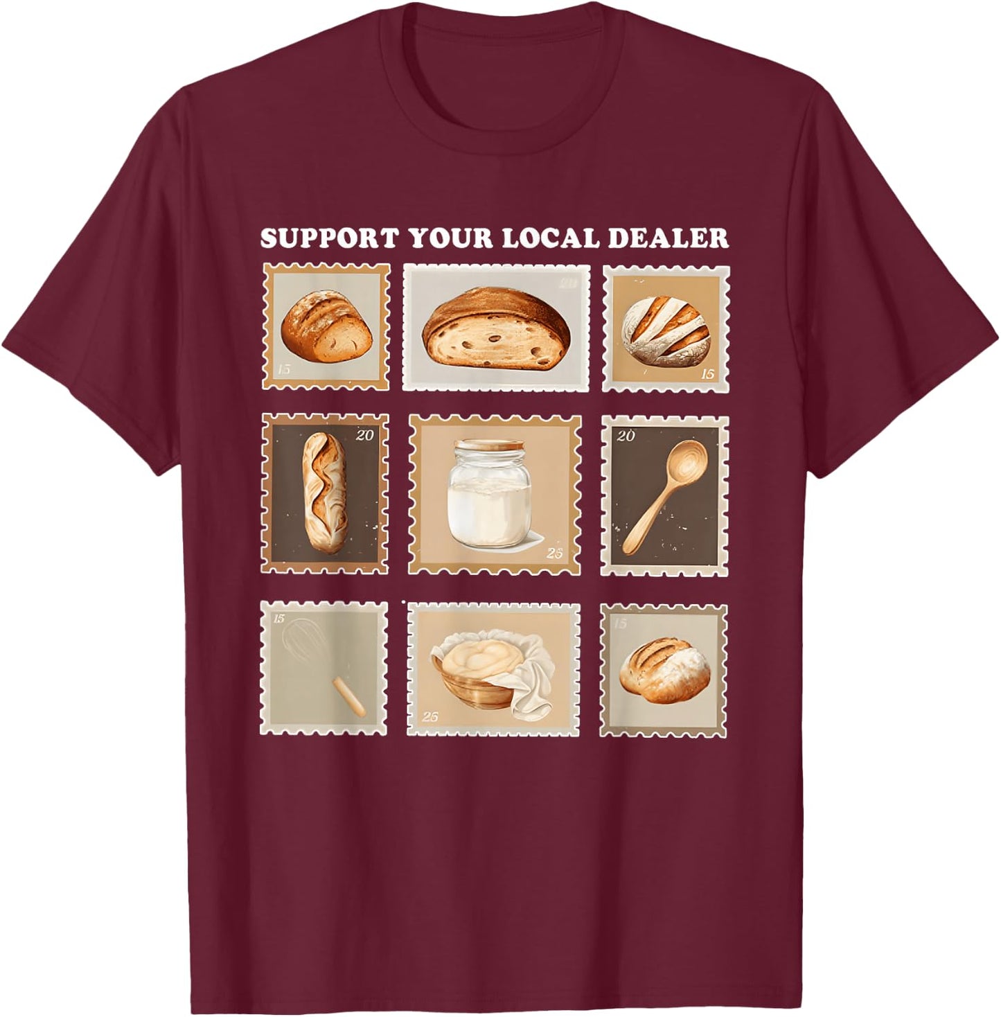 Baker Quote T-Shirt - T-Shirt | Maroon