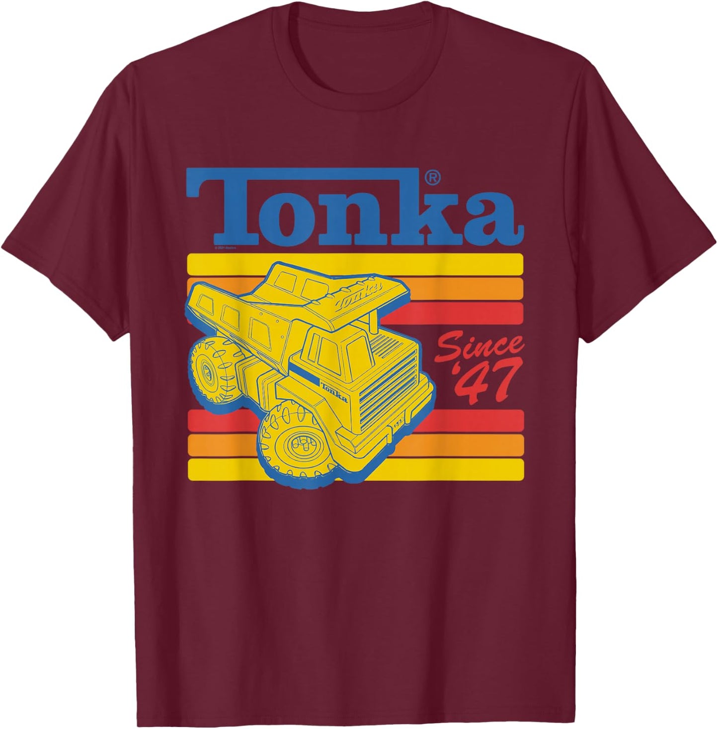 Tonka Classic Dump Truck 1947 T-Shirt - T-Shirt | Maroon