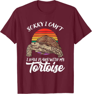 Sulcata Tortoise Gift - I Love My African Spurred Tortoise T-Shirt - T-Shirt | Maroon