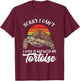 Sulcata Tortoise Gift - I Love My African Spurred Tortoise T-Shirt - T-Shirt | Maroon