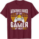 Mechatronics Engineer - Mechatronics Engineering Game Lover T-Shirt - T-Shirt | Maroon