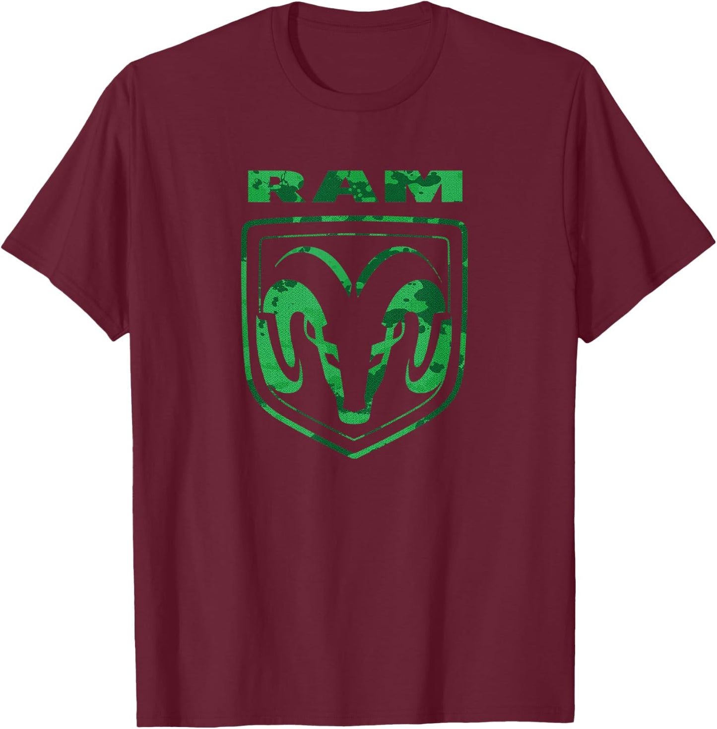 RAM Trucks Green Camo T-Shirt - T-Shirt | Maroon