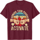 Wonder Twin Powers Activate - Twins Brother Sister Sibling T-Shirt - T-Shirt | Maroon