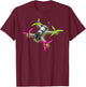 Freestyle FPV Racing Drone Pilot Acro Quadcopter Watermelon T-Shirt - T-Shirt | Maroon