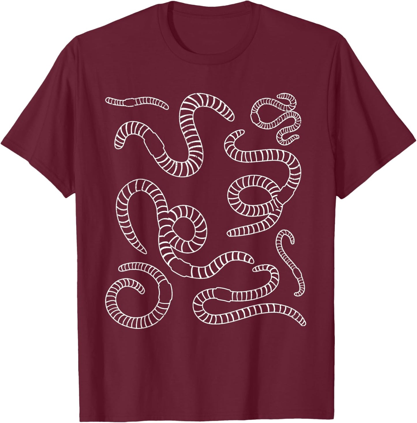 Worm Compost Worm Farm Worm Farming Compost Worms T-Shirt - T-Shirt | Maroon