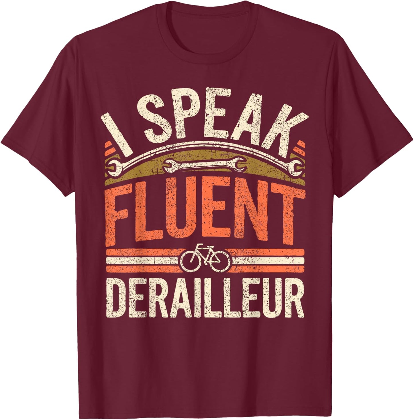 Funny Bike Mechanic Bike Repair Bicycle Mechanic T-Shirt - T-Shirt | Maroon