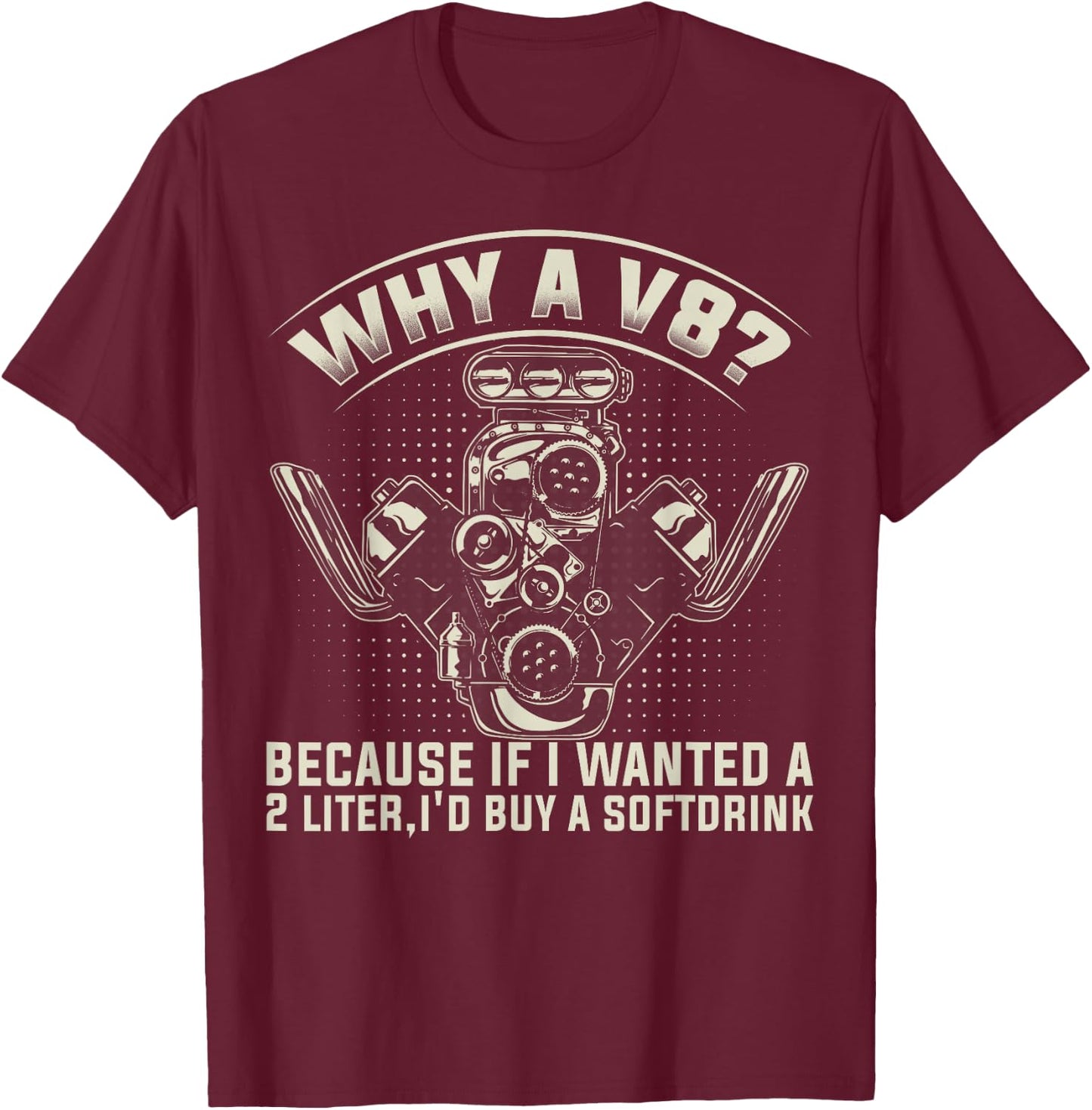 Mechanic Car Guy Car Tuning Muscle Car T-Shirt - T-Shirt | Maroon