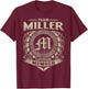 Team MILLER Lifetime Member Vintage MILLER Family T-Shirt - T-Shirt | Maroon