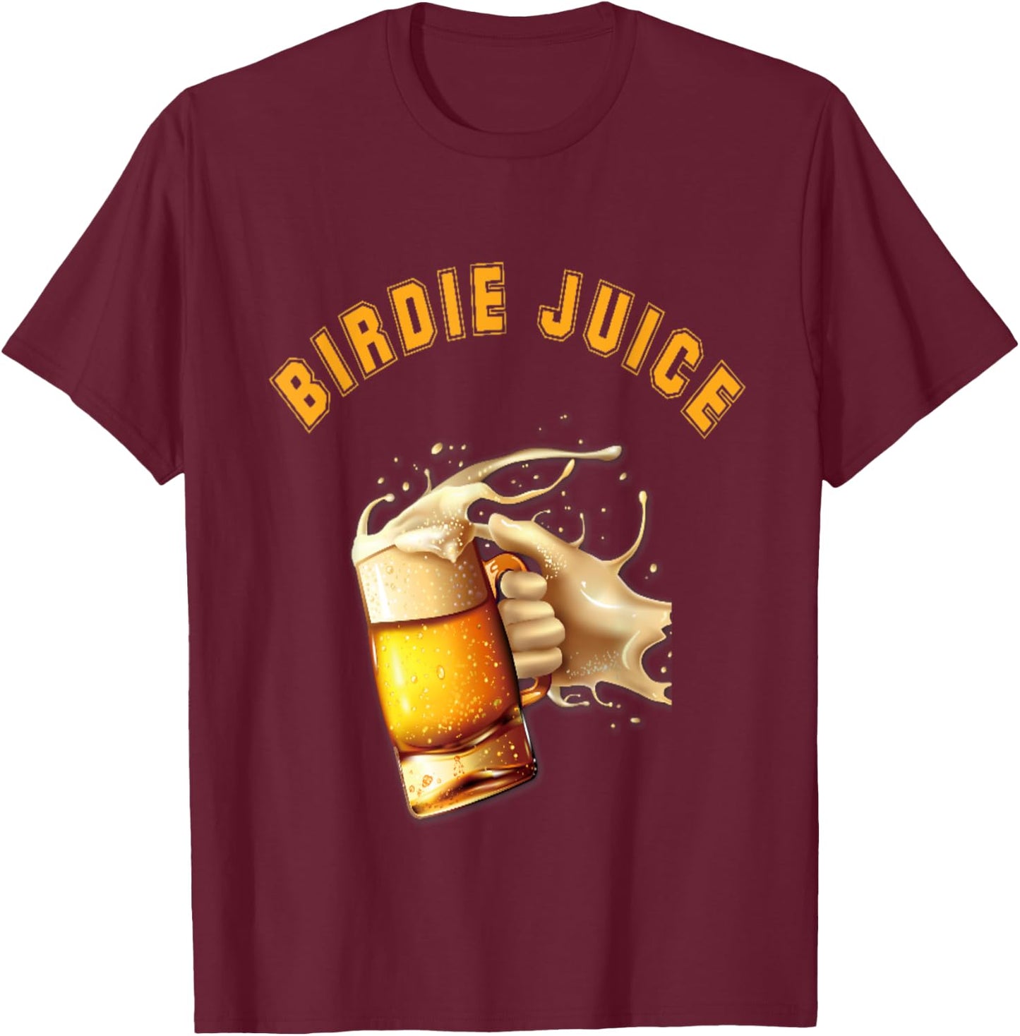 Birdie Juice funny golf sports T-Shirt - T-Shirt | Maroon