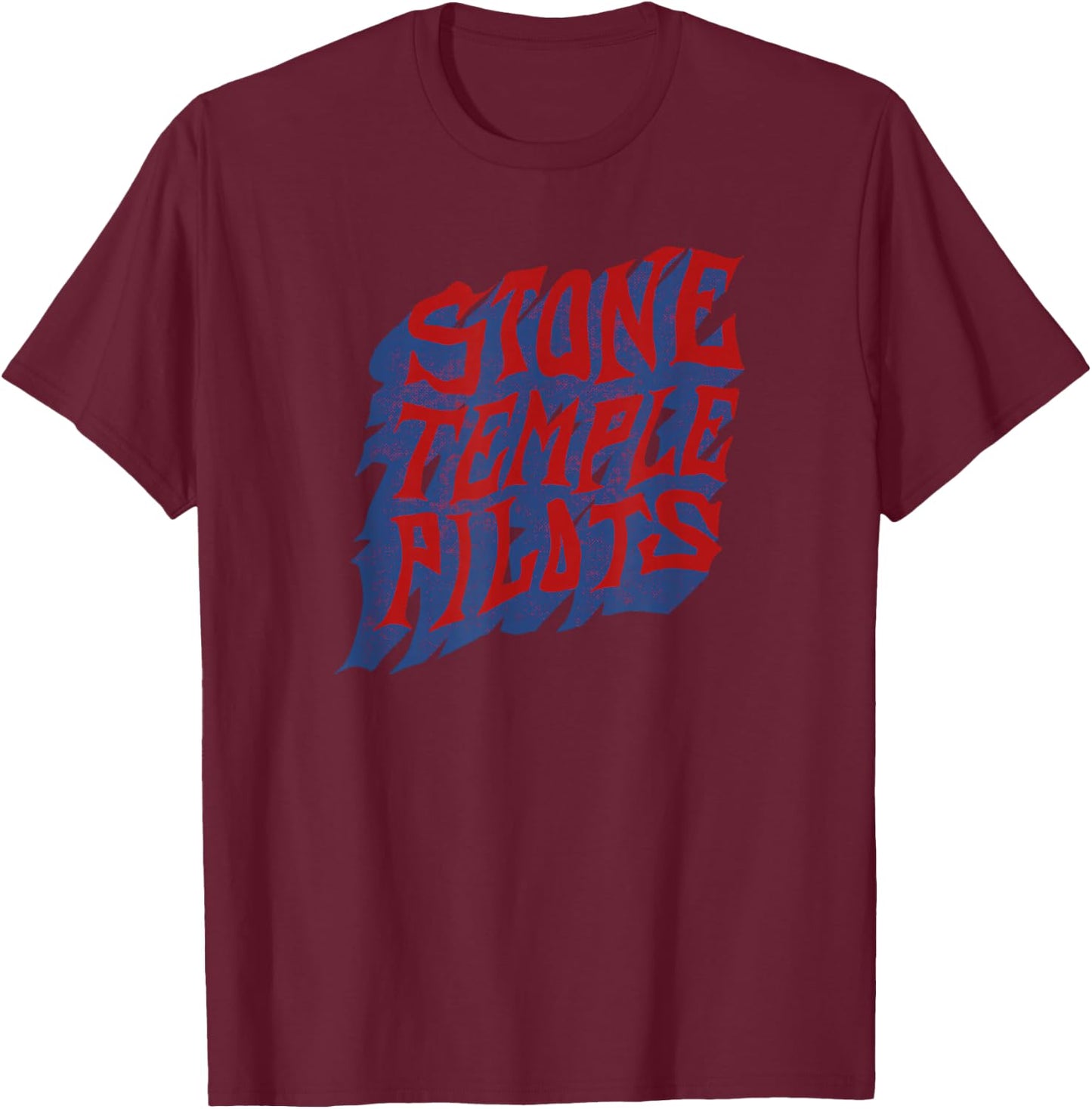 Stone Temple Pilots Red Logo T-Shirt - T-Shirt | Maroon