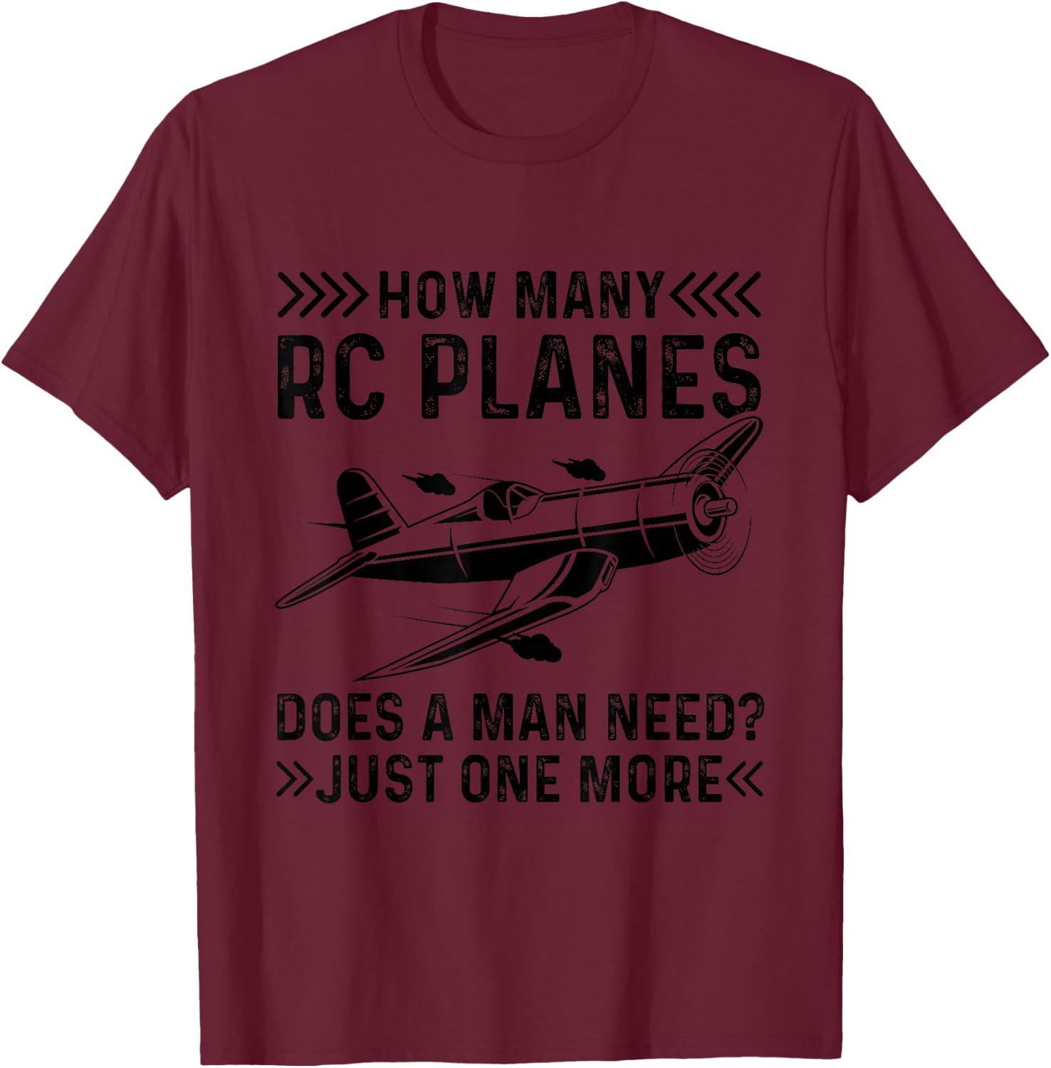 RC Plane Pilot Remote Controlled Glider RC Airplane T-Shirt - T-Shirt | Maroon