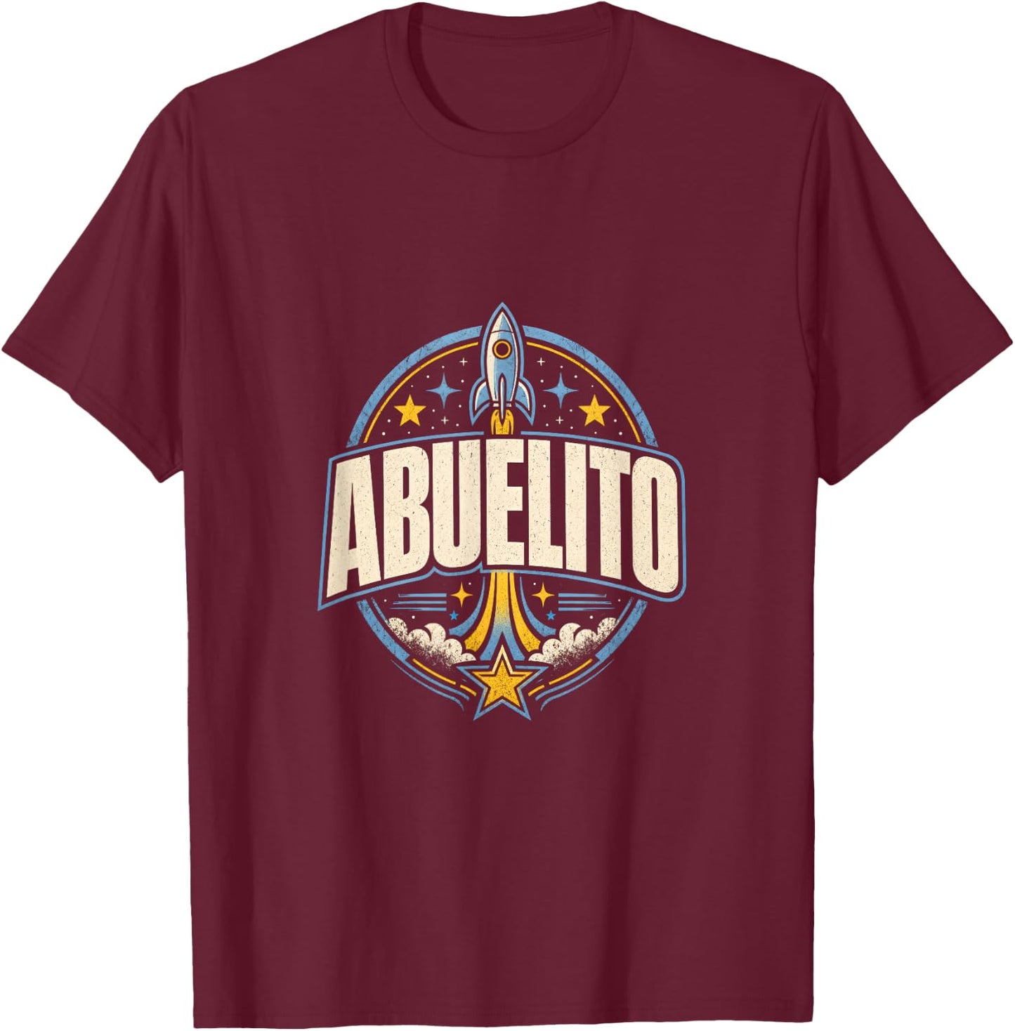 Abuelito Space Birthday Retro Family Classic T-Shirt - T-Shirt | Maroon