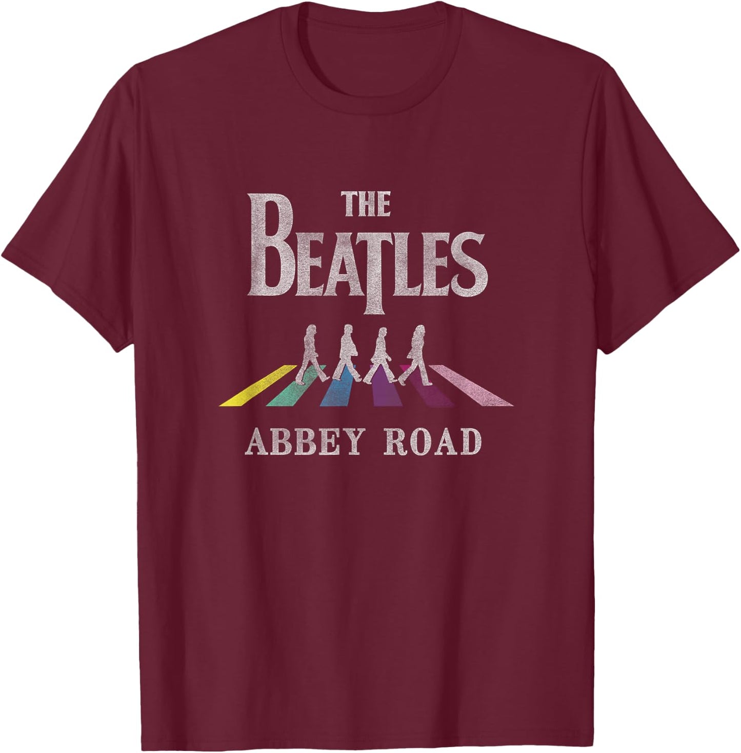 The Beatles - Abbey Road T-Shirt - T-Shirt | Maroon