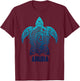 Aruba Tribal Sea Turtle Surfer Diver T-Shirt - T-Shirt | Maroon