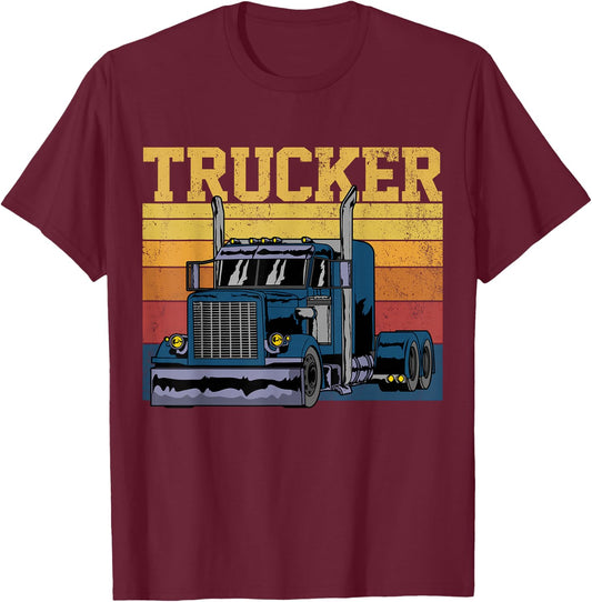 Truckers T-Shirt - T-Shirt | Maroon