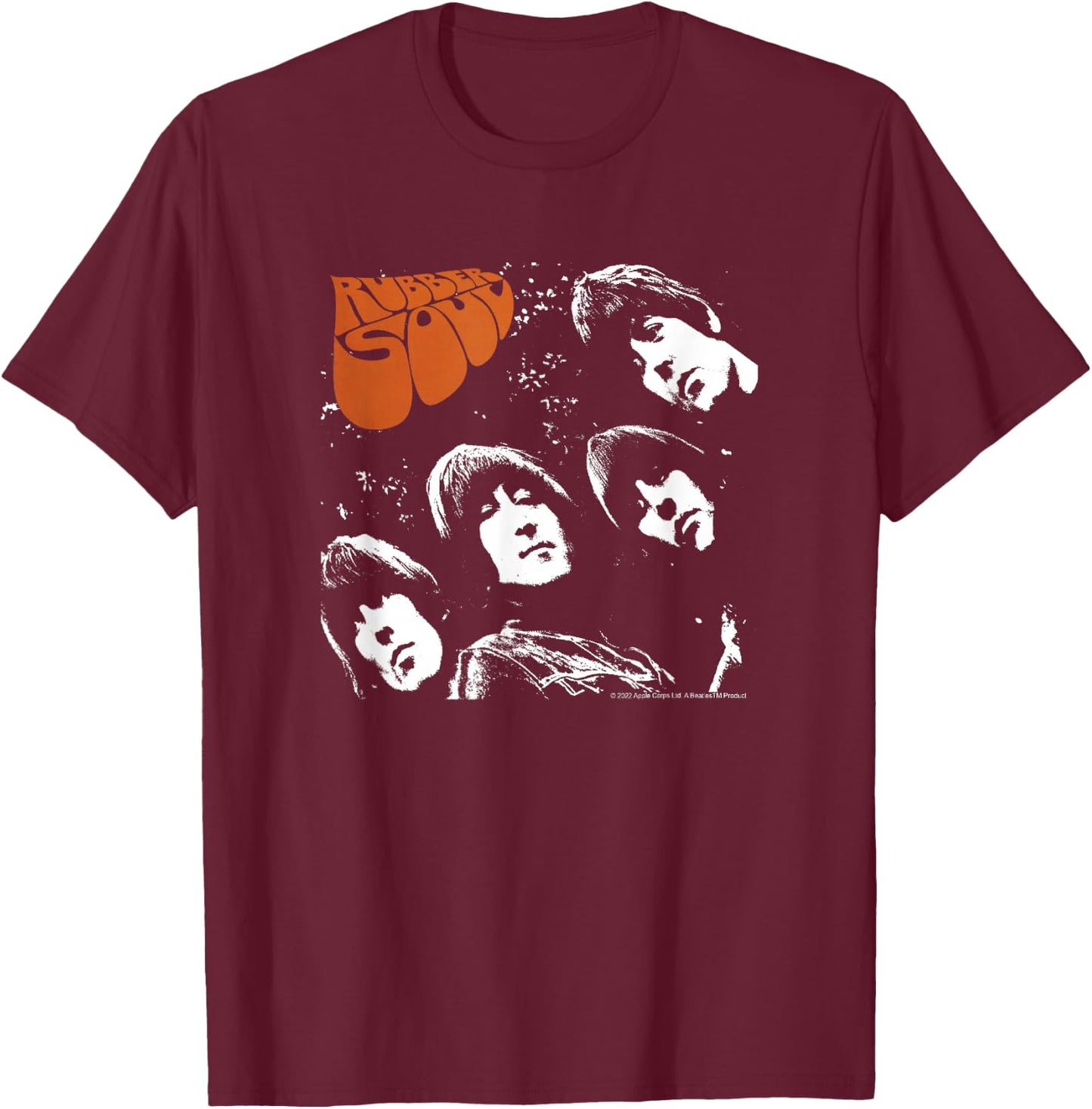 The Beatles - Rubber Sole T-Shirt - T-Shirt | Maroon
