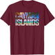 Retro Grand Cayman Islands Beach Vintage Vacation Souvenir T-Shirt - T-Shirt | Maroon