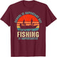School Is Important But Fishing Is Importanter Boys Kids T-Shirt - T-Shirt | Maroon