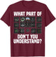 Funny Pilot Art Men Women Aviation Airline Pilot Instruments T-Shirt - T-Shirt | Maroon