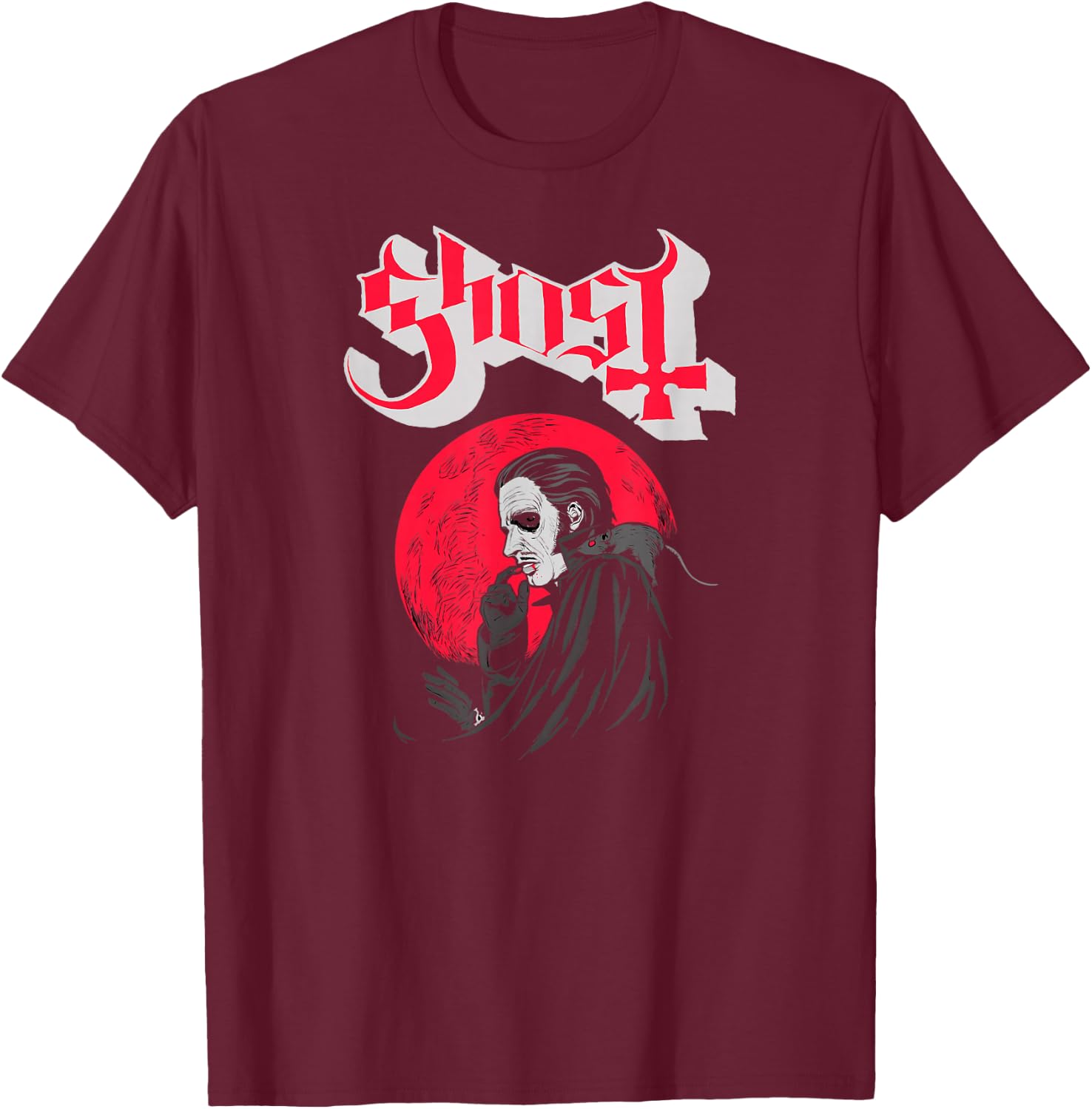 Ghost Blood Thirsty Cardinal T-Shirt - T-Shirt | Maroon