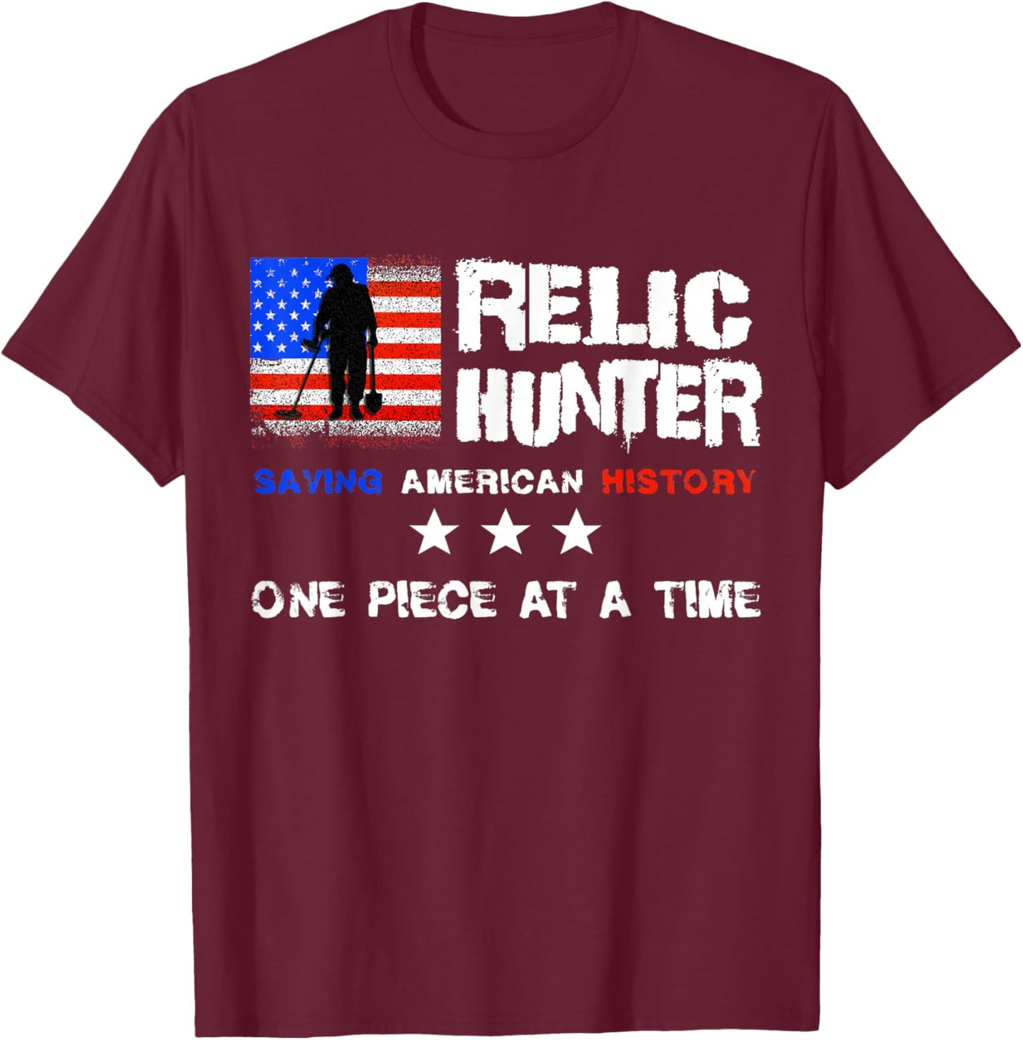 Metal Detecting Metal Detector Metal Detectorist T-Shirt - T-Shirt | Maroon
