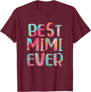 Best Mimi Ever Shirt Women Mothers Day T-Shirt - T-Shirt | Maroon