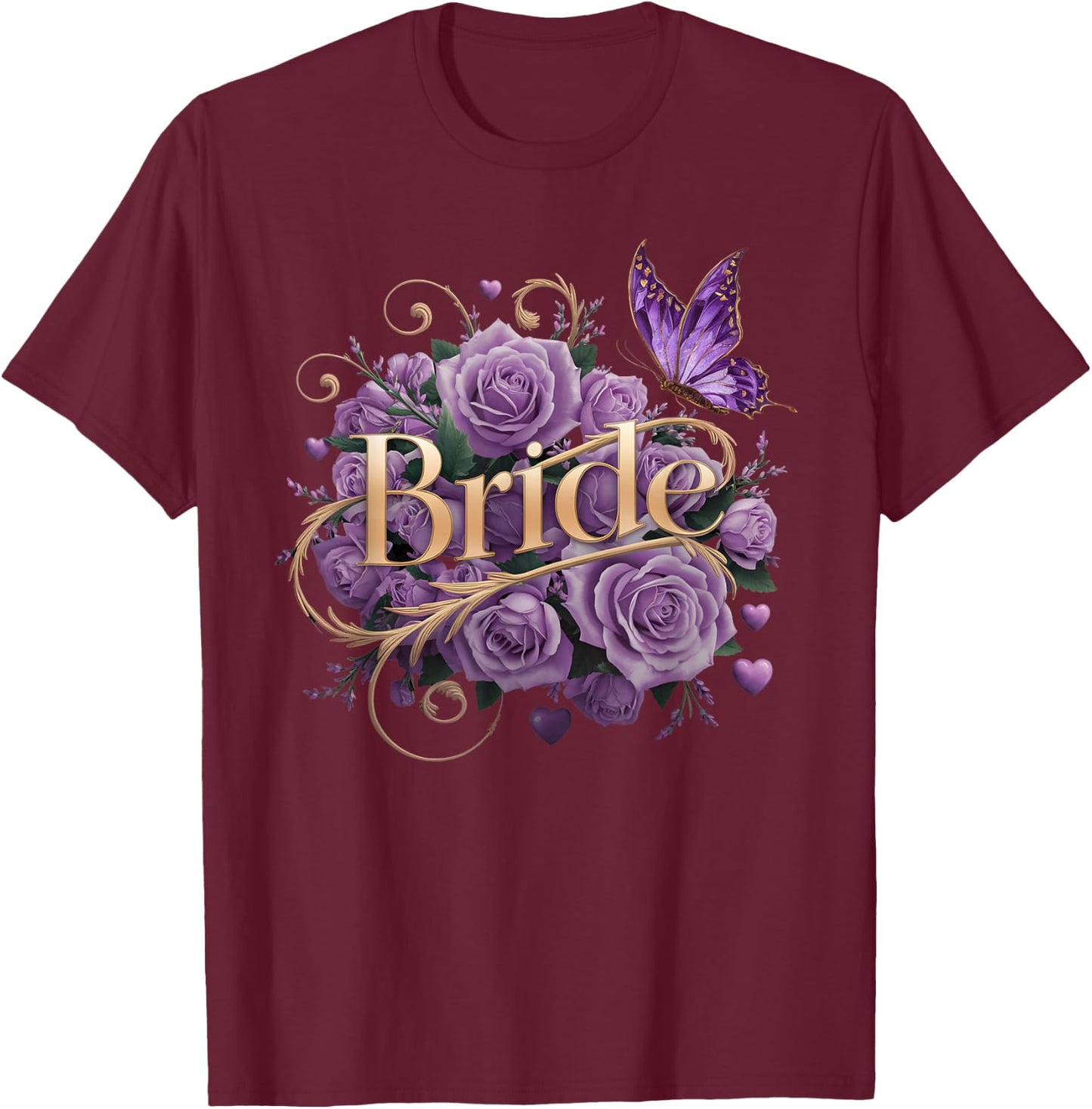 Wedding Party T-Shirt - T-Shirt | Maroon
