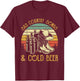 Sad Country Songs And Cold Beer T-Shirt - T-Shirt | Maroon