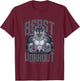 Wolf Workout Beast | Gym Fitness Bodybuilding Muscles T-Shirt - T-Shirt | Maroon