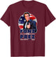 Happy Days Fonz For Prez T-Shirt - T-Shirt | Maroon