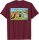 The Wizard Of OZ Book Character Promo - Vintage T-Shirt - T-Shirt | Maroon