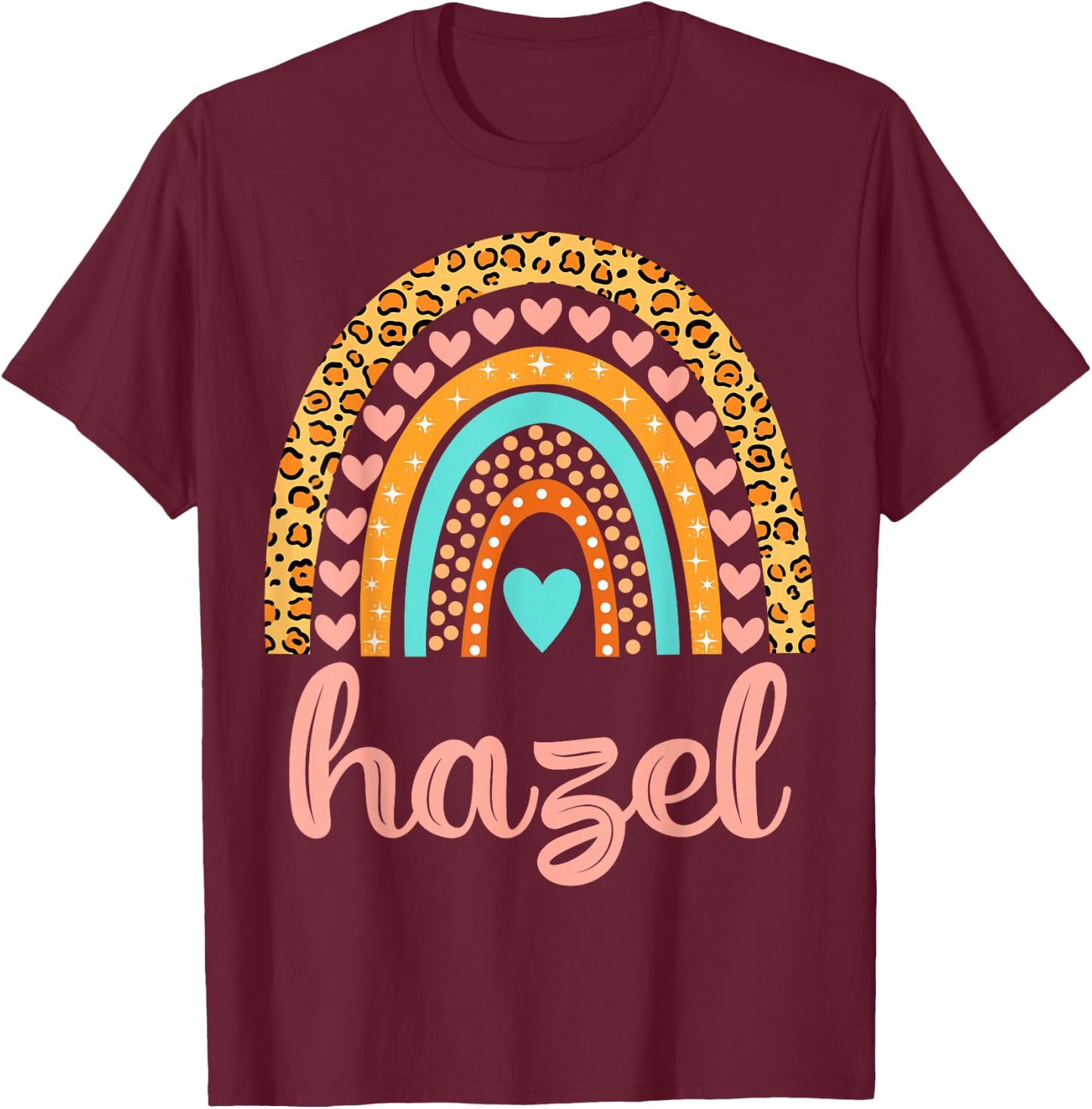 Hazel Hazel Name Birthday Shirt Gift T-Shirt - T-Shirt | Maroon