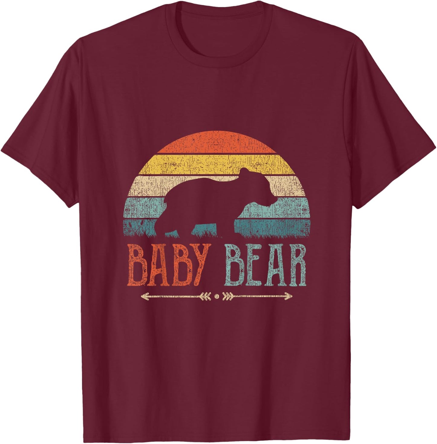 Baby Bear Cute Infant Outfit Small Child Toddler T-Shirt - T-Shirt | Maroon