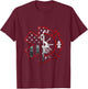 Fireman EMT Paramedic Patriotic American Flag Firefighter T-Shirt - T-Shirt | Maroon