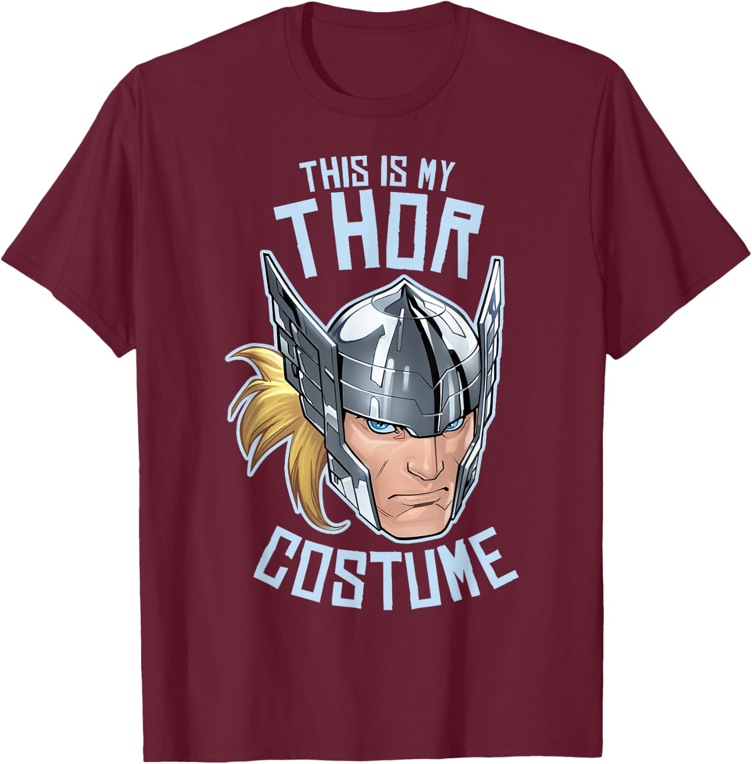 Marvel Avengers Thor Halloween Costume T-Shirt - T-Shirt | Maroon