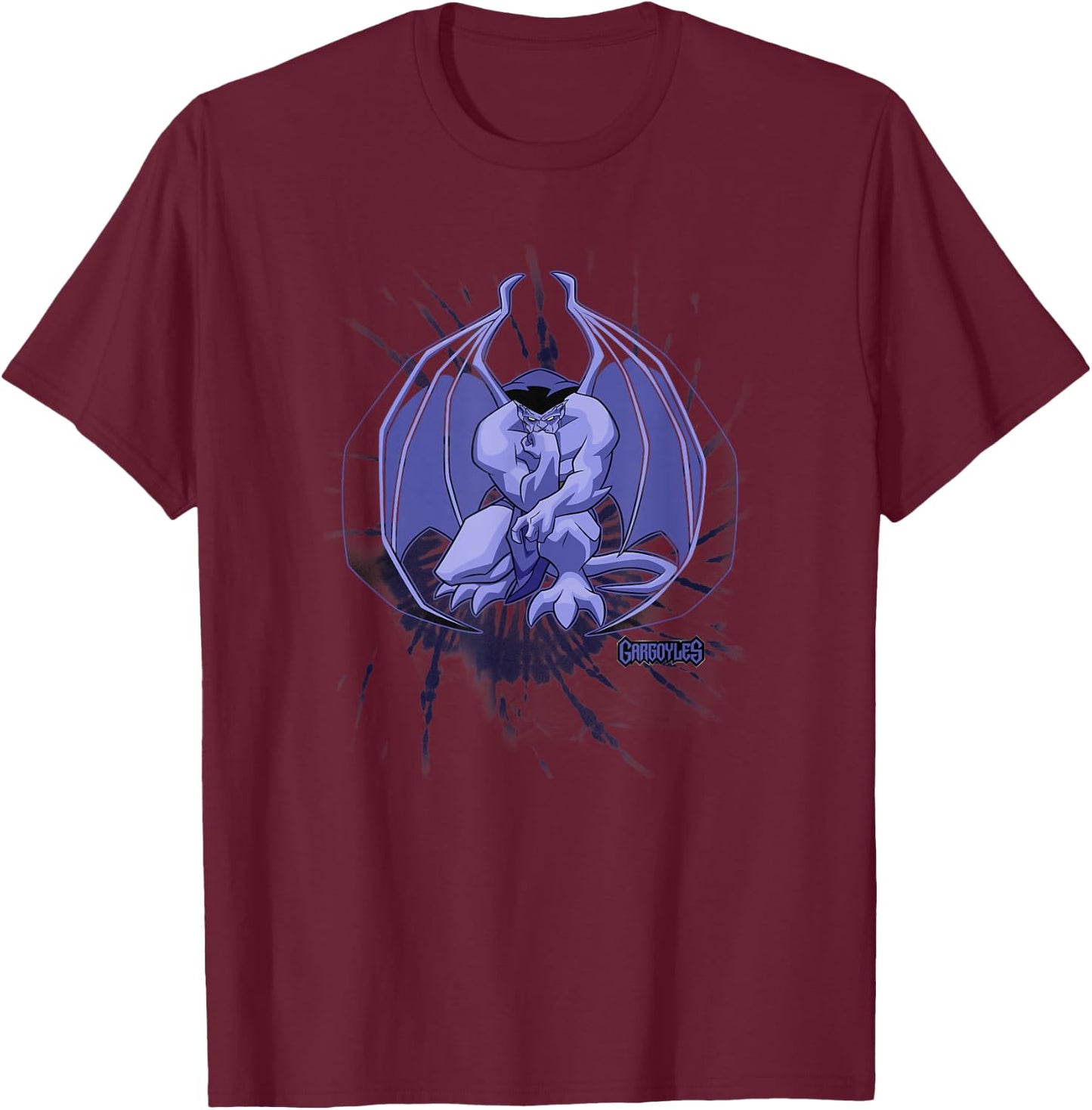 Disney Gargoyles Spiral Goliath T-Shirt - T-Shirt | Maroon