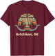Ketchikan Alaska Thunderbird Native Indian American Tribal T-Shirt - T-Shirt | Maroon