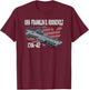 USS Franklin D. Roosevelt CVA-42 Aircraft Carrier Veterans T-Shirt - T-Shirt | Maroon