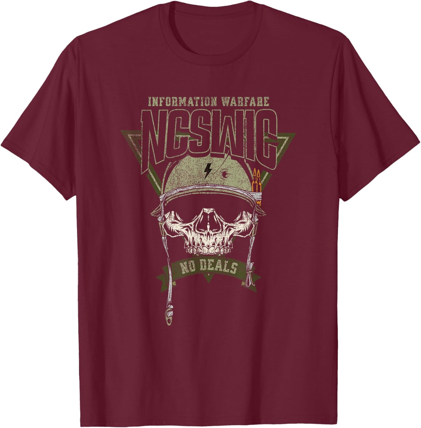 NCSWIC - Information Warfare T-Shirt - T-Shirt | Maroon