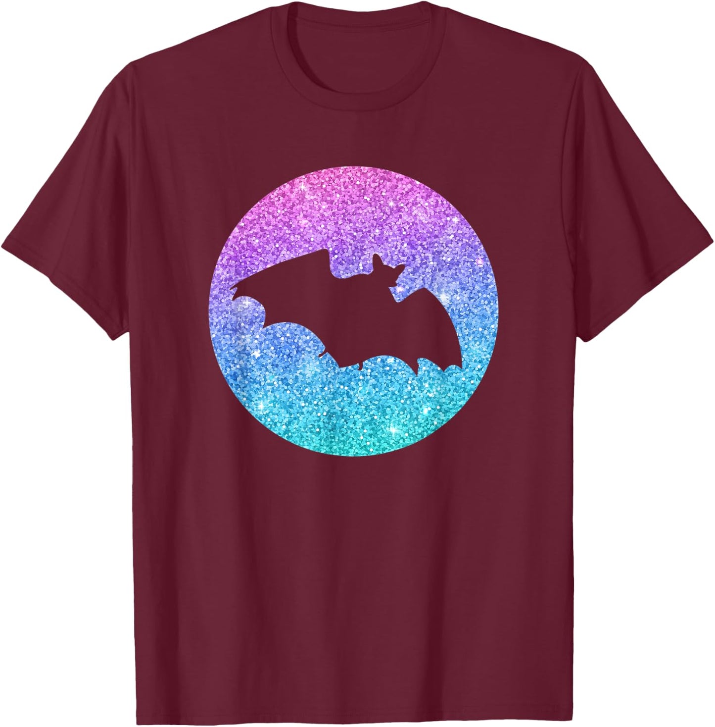 Cute Trendy Bat Gift Girls Teens And Women T-Shirt - T-Shirt | Maroon