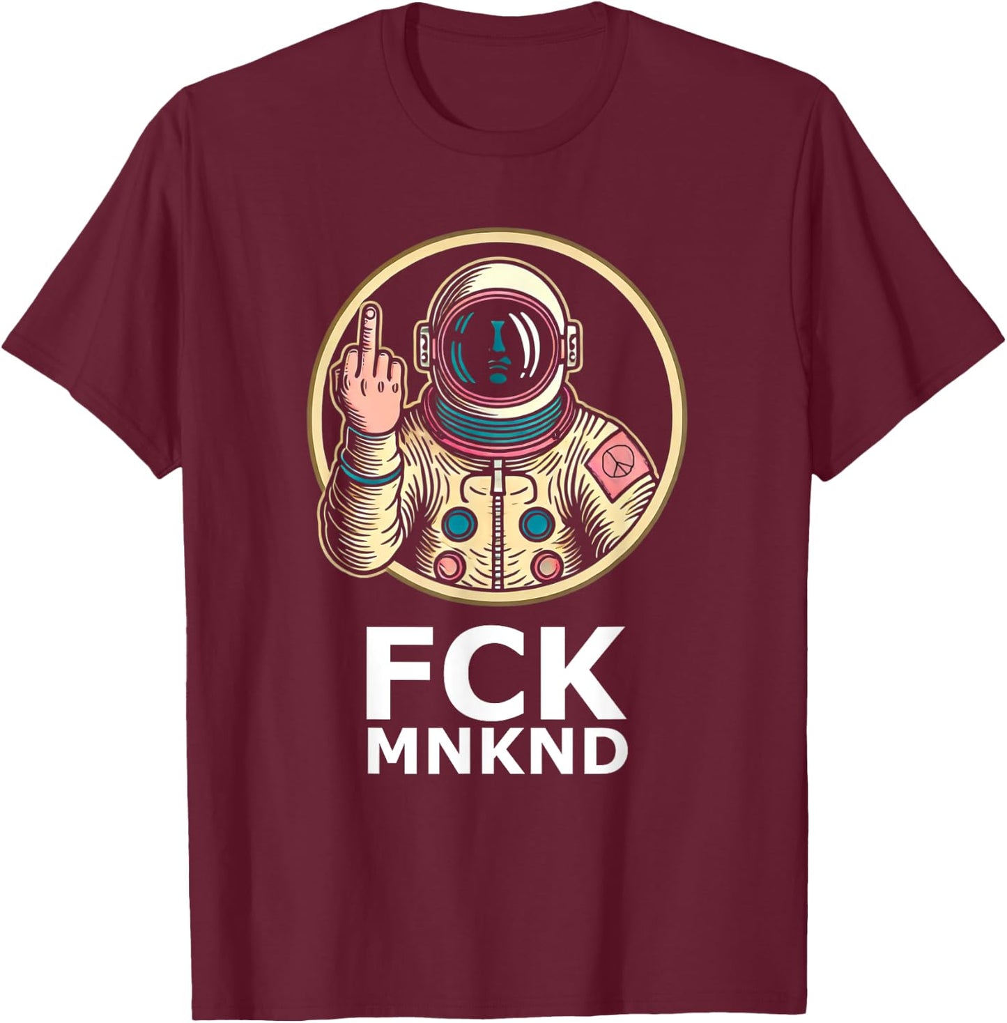 Humanity People Homo Sapiens T-Shirt - T-Shirt | Maroon